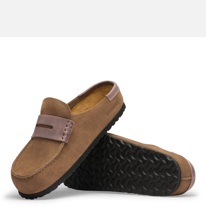 Birkenstock Naples Wrapped Smutter Herre Dame Brun (Smal)