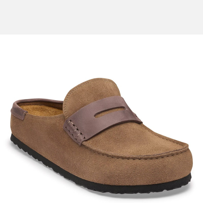 Birkenstock Naples Wrapped Smutter Herre Dame Brun (Smal)