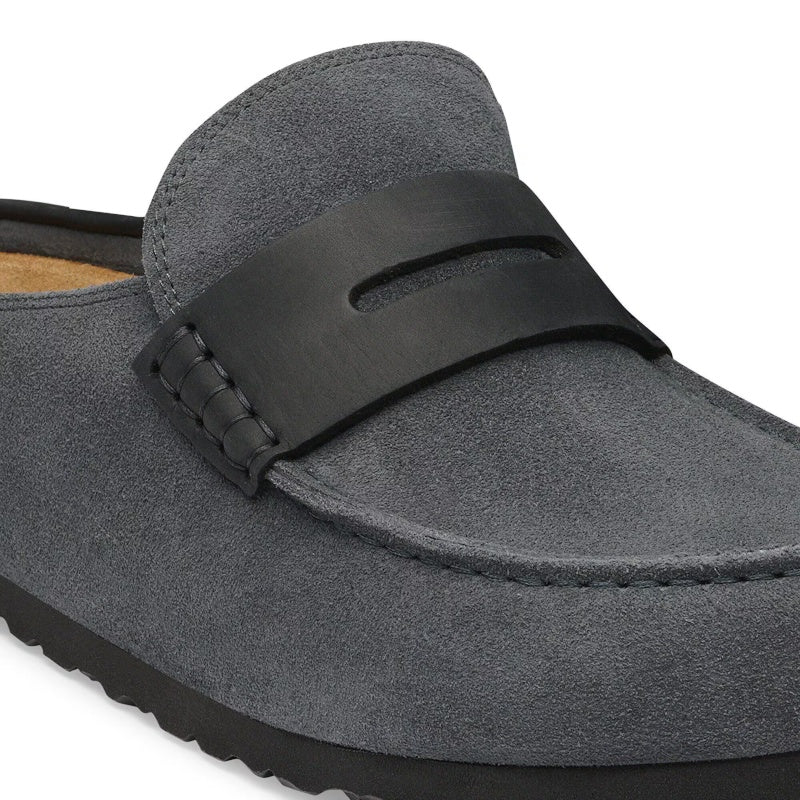 Birkenstock Naples Wrapped Smutter Herre Dame Grå (Smal)