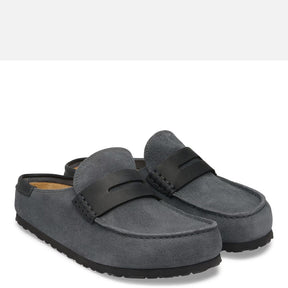 Birkenstock Naples Wrapped Smutter Herre Dame Grå (Smal)
