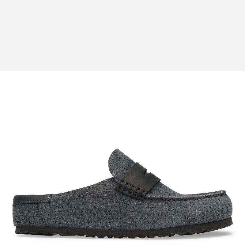 Birkenstock Naples Wrapped Smutter Herre Dame Grå (Smal)