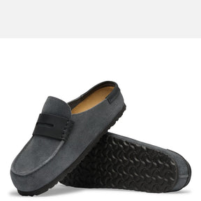 Birkenstock Naples Wrapped Smutter Herre Dame Grå (Smal)