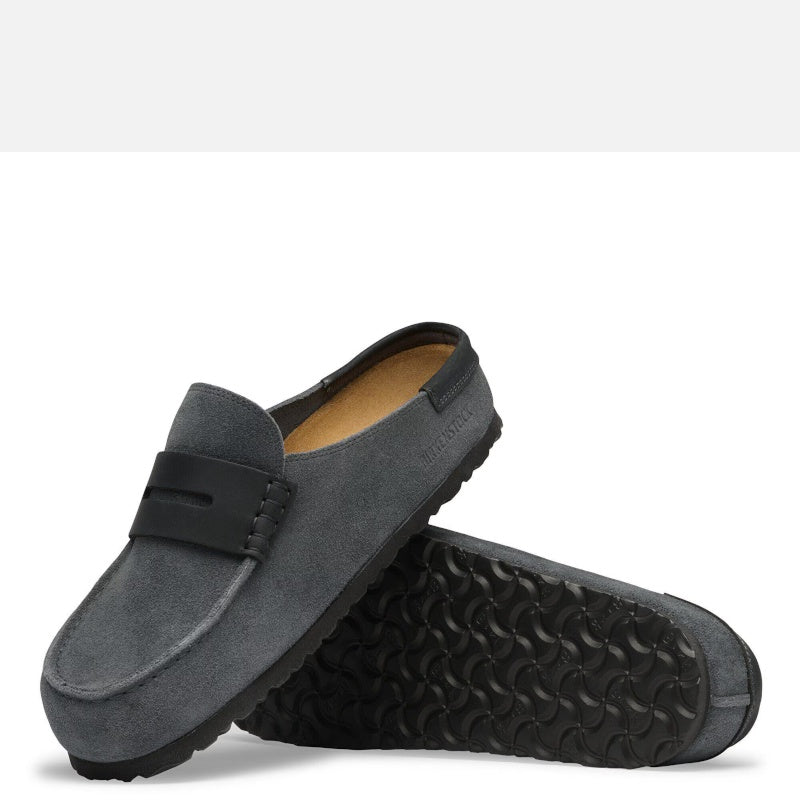 Birkenstock Naples Wrapped Smutter Herre Dame Grå (Smal)