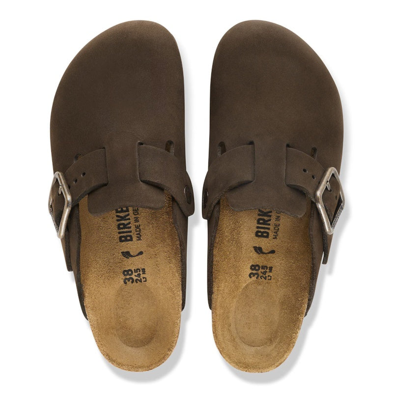 Birkenstock Boston Wire Buckle Mocca Smutter Sandal Dame Herre Brun