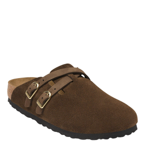 Birkenstock Blair Suede Carafe Smutter Dame Brun (Smal)