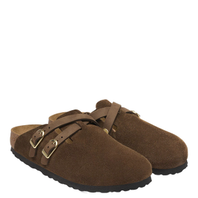 Birkenstock Blair Suede Carafe Smutter Dame Brun (Smal)