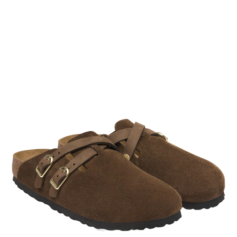 Birkenstock Blair Suede Carafe Smutter Dame Brun (Smal)