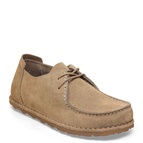 Birkenstock Utti Lace Suede Solid Grey Taupe Sko Dame Brun