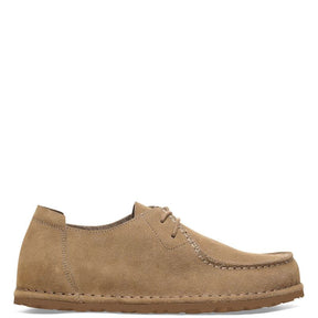 Birkenstock Utti Lace Suede Solid Grey Taupe Sko Dame Brun