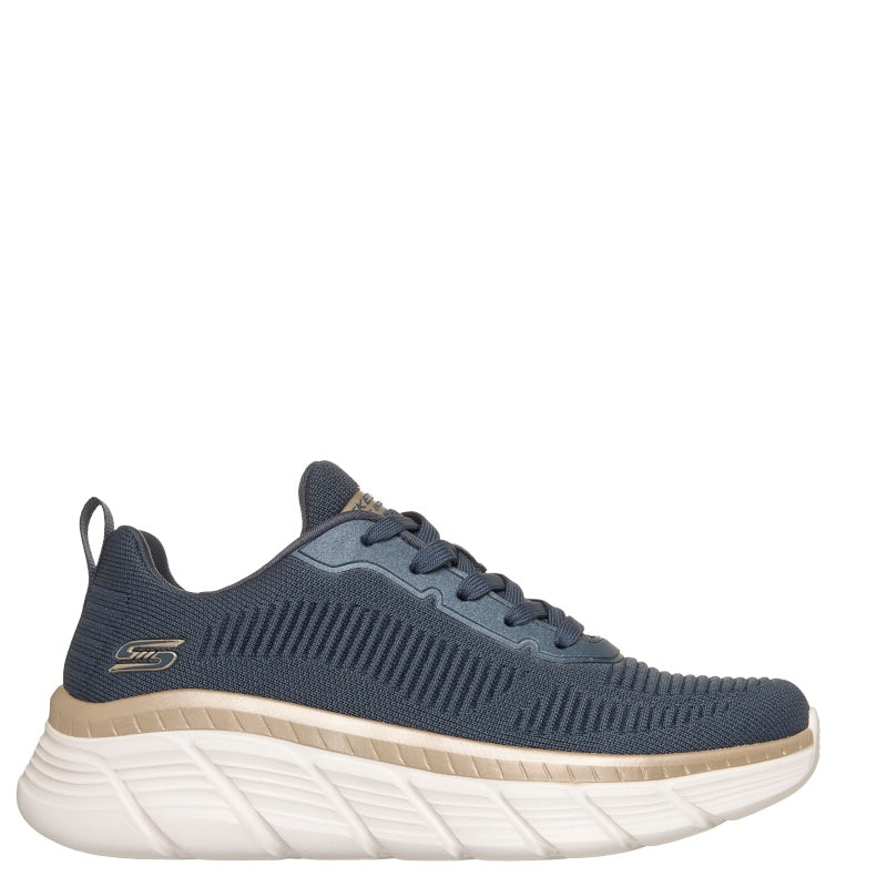Skechers Bobs Sport B Flex Hi - Flying Hi Sneaker Dame Blå