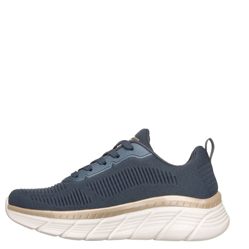 Skechers Bobs Sport B Flex Hi - Flying Hi Sneaker Dame Blå