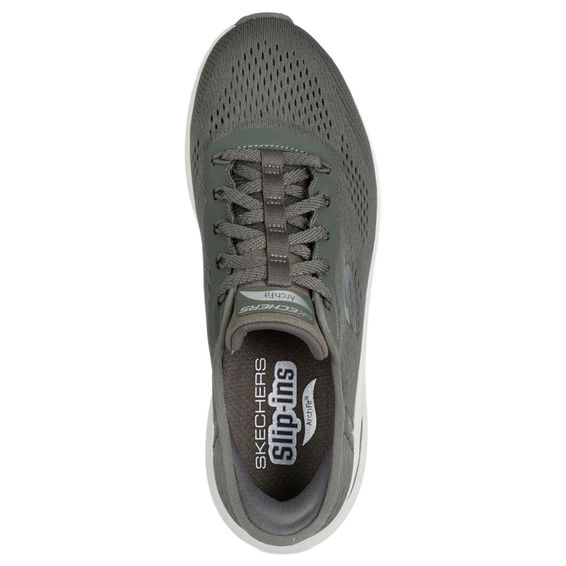 Skechers Slip-Ins: Arch Fit 2.0 - Morning Mist Waterproof Sneaker Dame Grøn