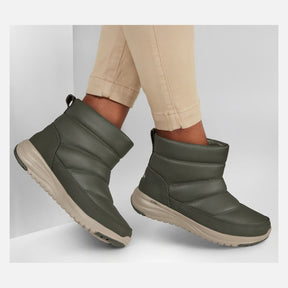 Skechers On-The-GO Stellar Everest Waterproof Støvle Dame Grøn