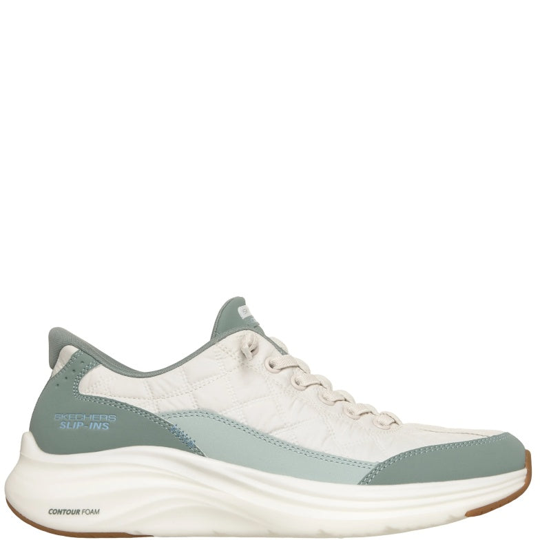 Skechers Slip-ins: Contour Foam - Cozy Fit Sneaker Dame Hvid
