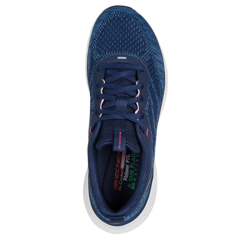 Skechers Relaxed Fit: Edgeride – Power Flow Sneaker Dame Blå