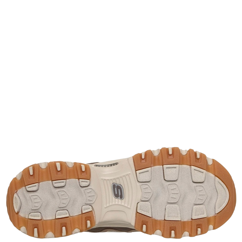 Skechers D'Lites  Vintage Wave Sneaker Dame Brun