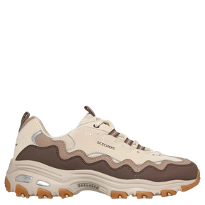 Skechers D'Lites  Vintage Wave Sneaker Dame Brun