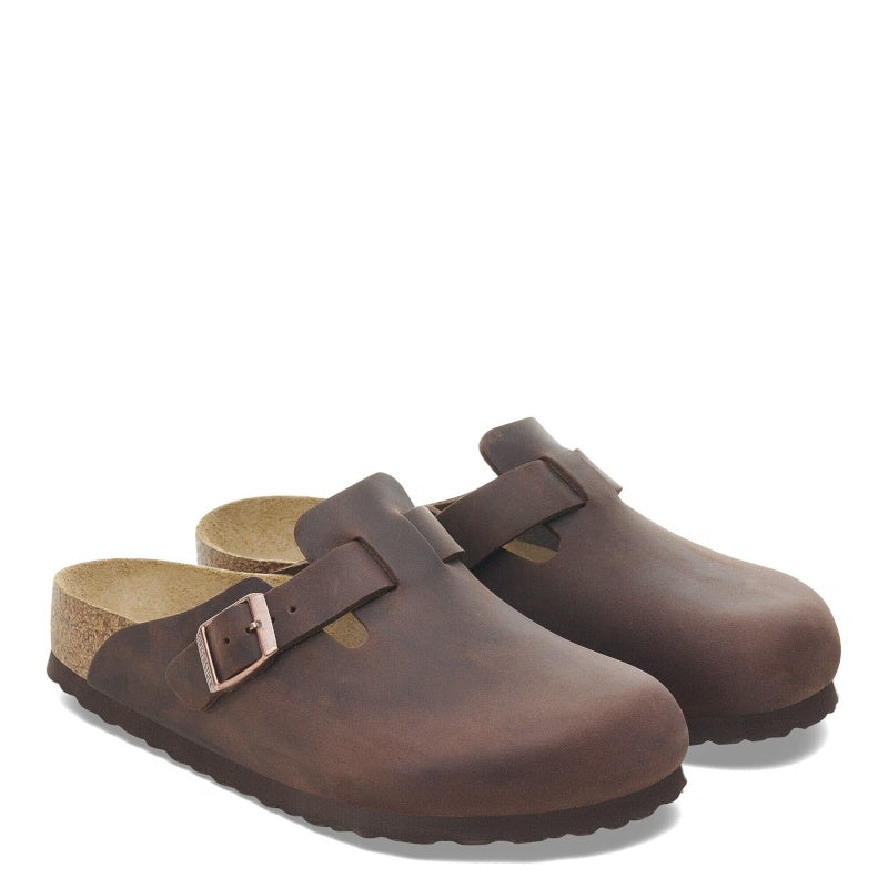 Birkenstock Boston Habanna Soft Smutter Herre Dame Brun (Normal)