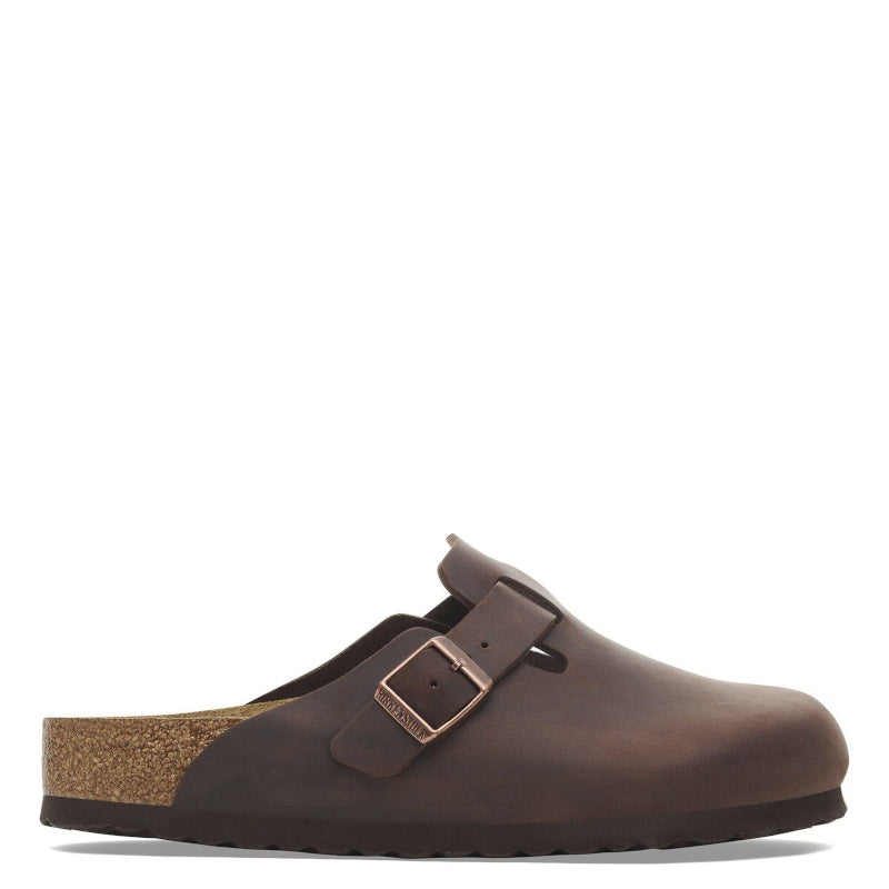 Birkenstock Boston Habanna Soft Smutter Herre Dame Brun (Normal)