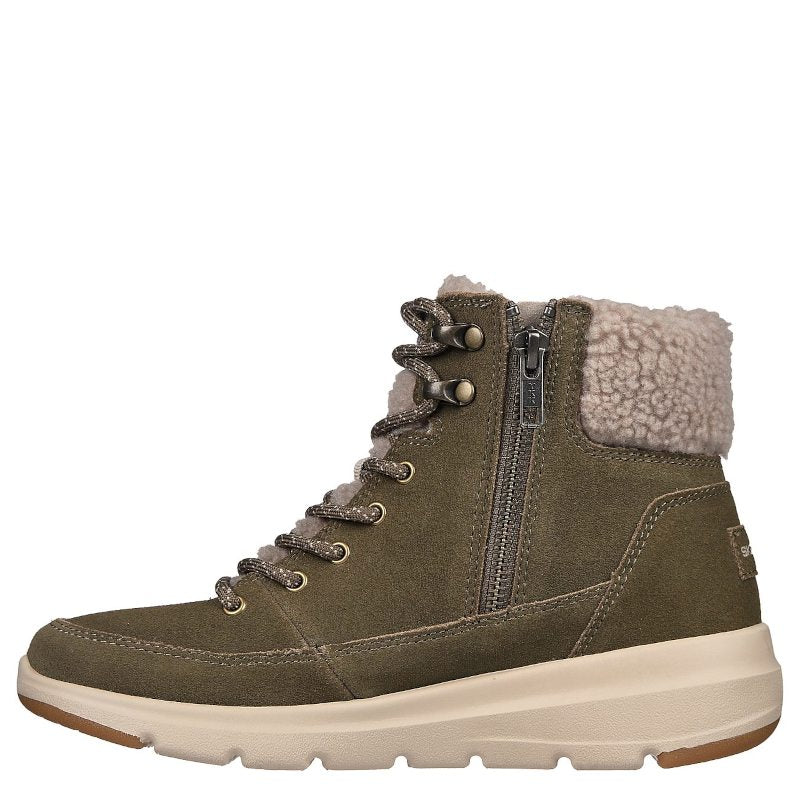 Skechers On the GO Glacial Ultra Woodlands støvle dame grøn