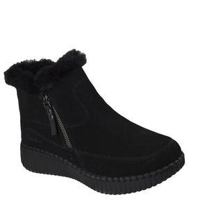Skechers Relaxed Fit: Wilshire Blvd - Fresh Zip Støvle Dame Sort