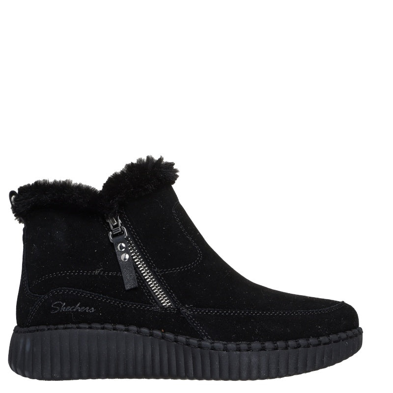 Skechers Relaxed Fit: Wilshire Blvd - Fresh Zip Støvle Dame Sort
