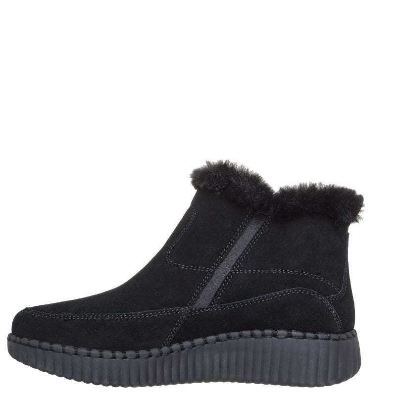 Skechers Relaxed Fit: Wilshire Blvd - Fresh Zip Støvle Dame Sort