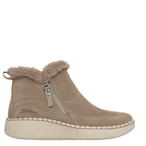 Skechers Relaxed Fit: Wilshire Blvd - Fresh Zip Støvle Dame Beige