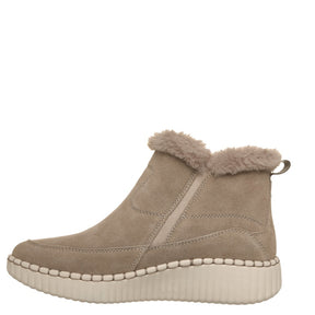 Skechers Relaxed Fit: Wilshire Blvd - Fresh Zip Støvle Dame Beige