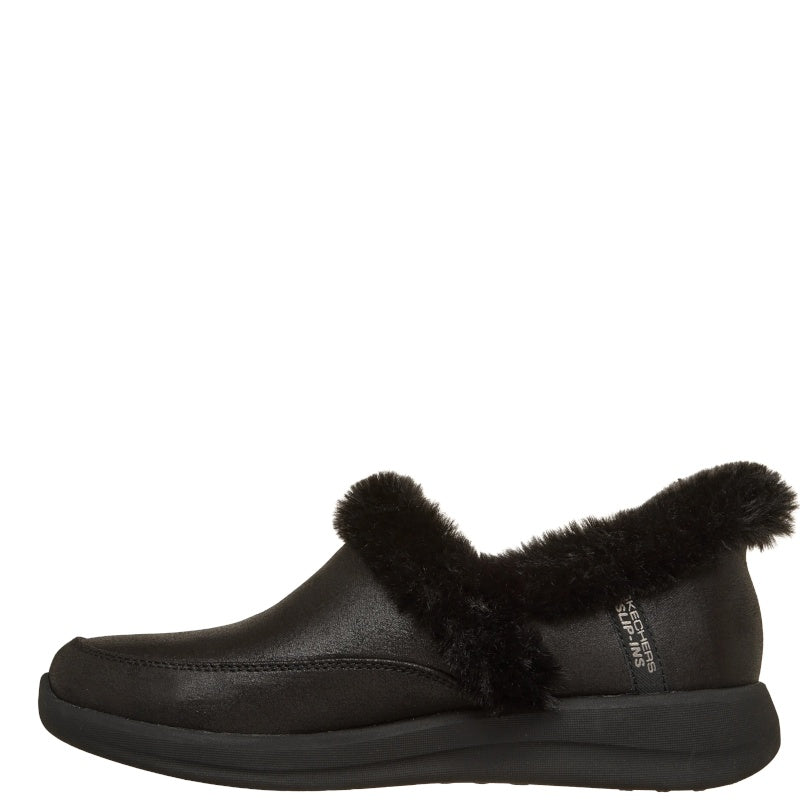 Skechers Slip-ins: Cozy Escape Hjemmesko Dame Sort