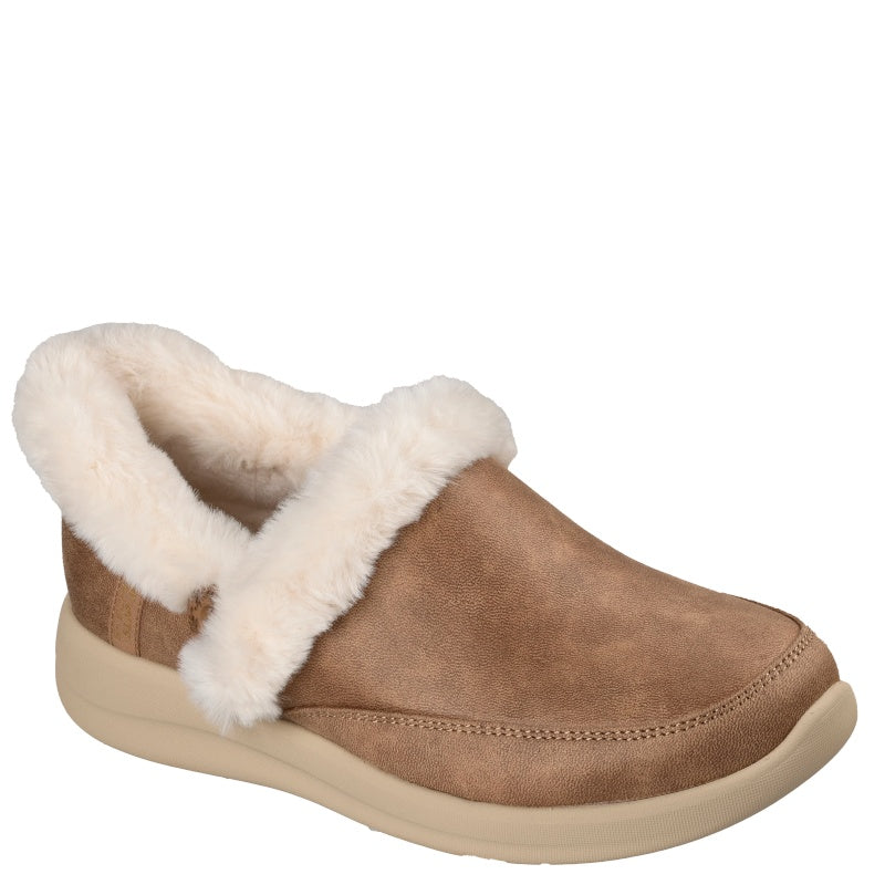 Skechers Slip-ins: Cozy Escape Hjemmesko Dame Brun