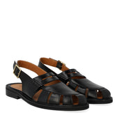 Angulus 1688-101 Sandal Slingback Loafer Dame Sort