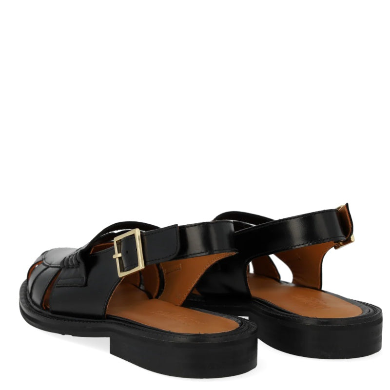 Angulus 1688-101 Sandal Slingback Loafer Dame Sort