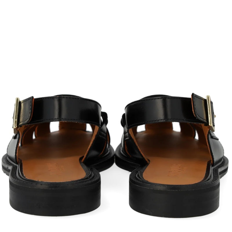 Angulus 1688-101 Sandal Slingback Loafer Dame Sort
