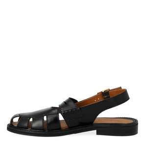 Angulus 1688-101 Sandal Slingback Loafer Dame Sort