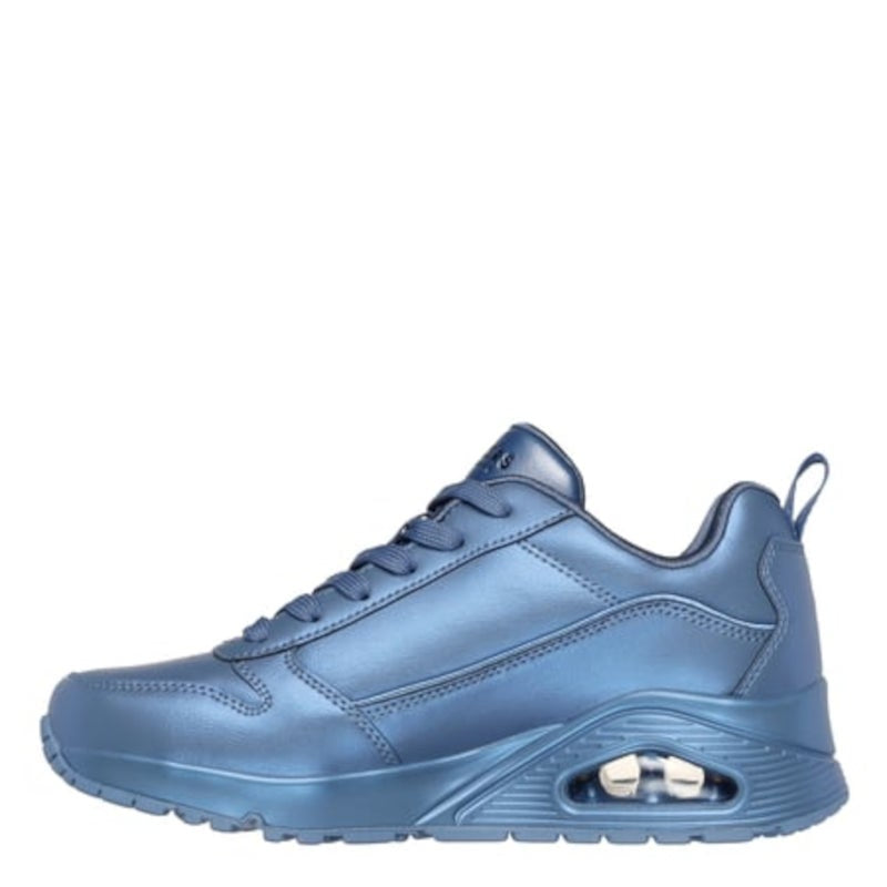 Skechers Uno Galactic Gal sneaker dame blå metallic