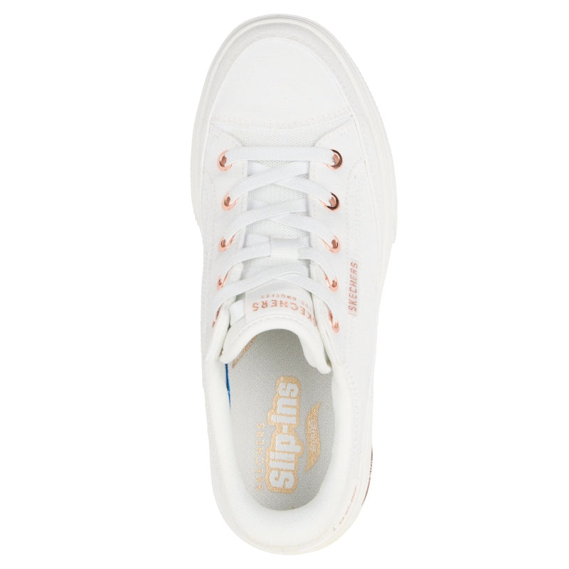 Skechers Slip-Ins Arch Fit Arcade See Ya There Sneaker Dame Hvid