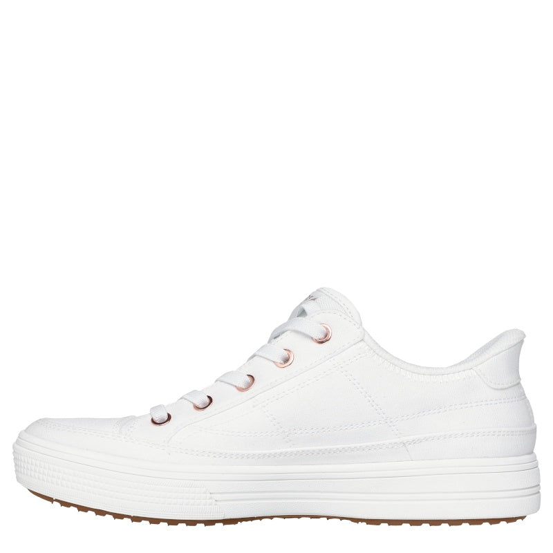 Skechers Slip-Ins Arch Fit Arcade See Ya There Sneaker Dame Hvid