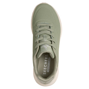 Skechers Uno Lite Shimmer Along Sneaker Dame Grøn
