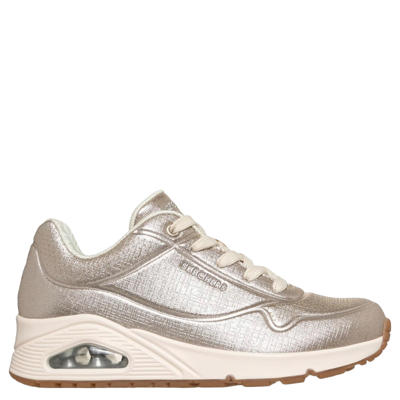 Skechers UNO – Shinin' Bright Sneaker Dame Guld Metallic
