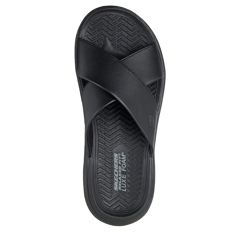 Skechers Relaxed Fit: Sargo - Dena Sandal Smutter Herre Sort