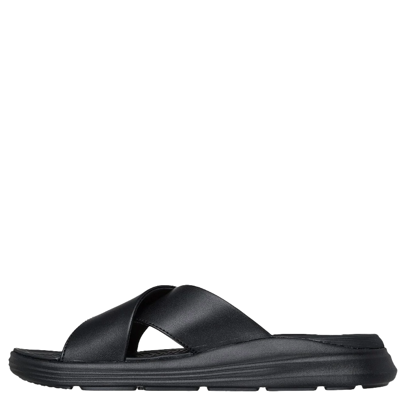 Skechers Relaxed Fit: Sargo - Dena Sandal Smutter Herre Sort