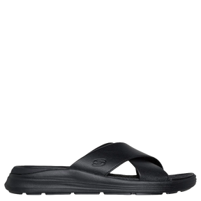 Skechers Relaxed Fit: Sargo - Dena Sandal Smutter Herre Sort