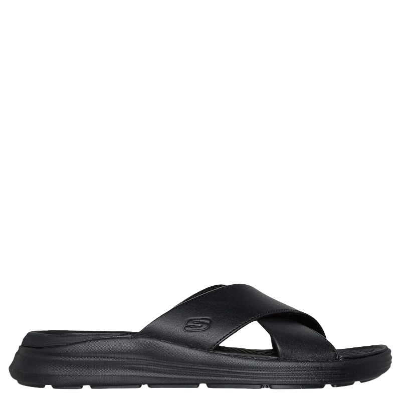 Skechers Relaxed Fit: Sargo - Dena Sandal Smutter Herre Sort