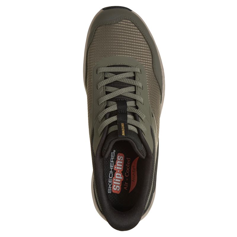 Skechers Relaxed Fit: Slip-Ins: Arch Orvan Ultra Tavon Sneaker Herre Grøn