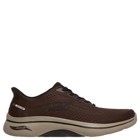 Skechers Slip:ins GO WALK Arch Fit 2.0 Percy Sneaker Herre Brun