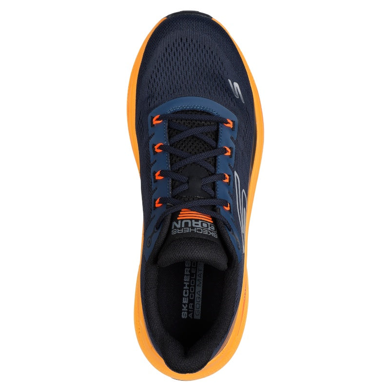 Skechers Max Cushioning Propulsion Sneaker Herre Blå Orange