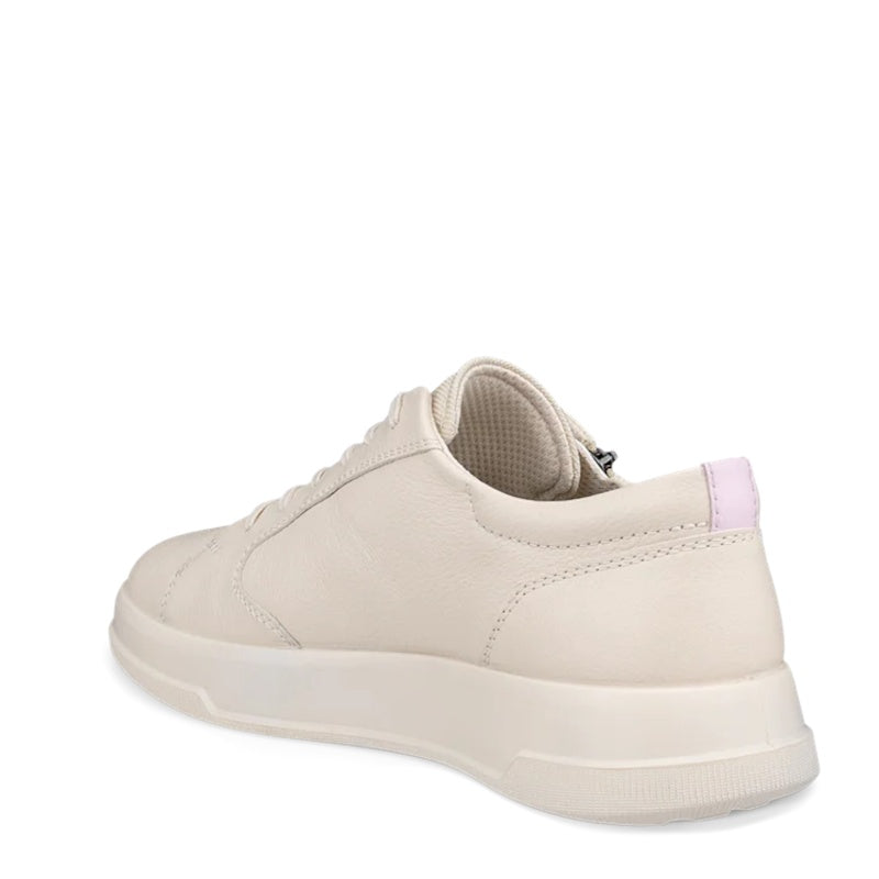 Ecco Move W Zip Lace sneaker dame beige