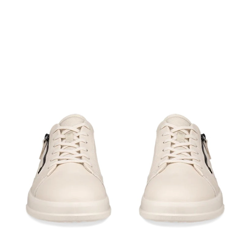 Ecco Move W Zip Lace sneaker dame beige