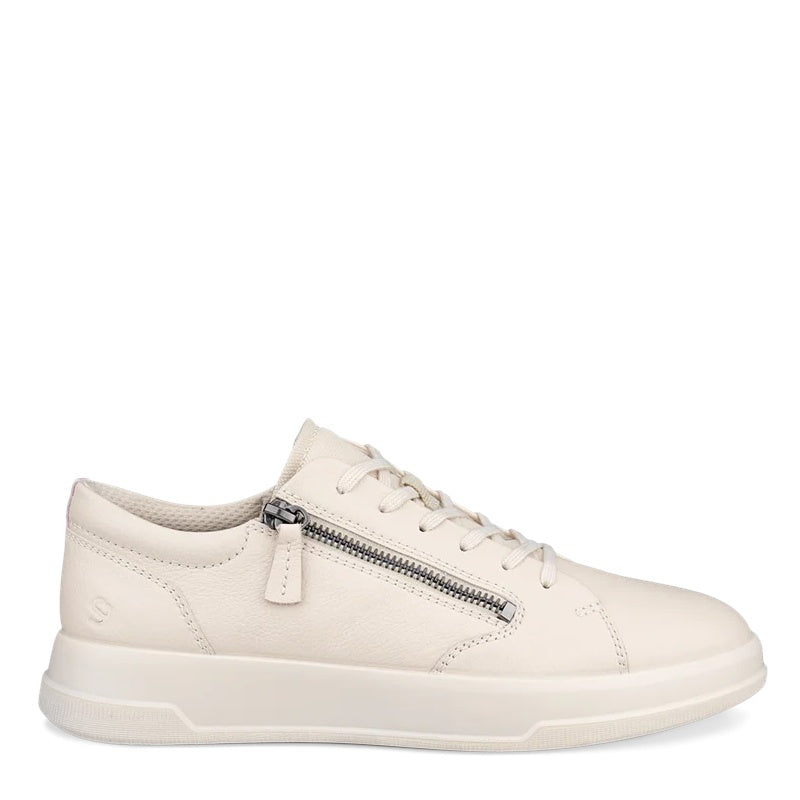 Ecco Move W Zip Lace sneaker dame beige